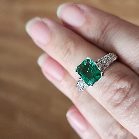 ✨ Emerald Dreams ✨ - Gorgeous women's ring - Picture 1 of 5